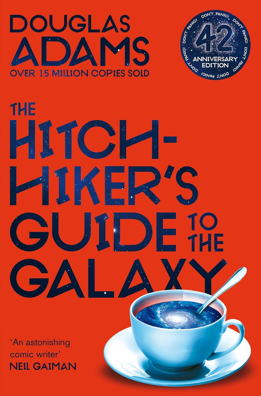 Book cover of Hitchhikers Guide to the Galaxy, Douglas Adams